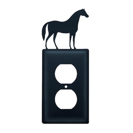 Village Wrought Iron Village Wrought Iron EO-68 Horse Outlet Cover EO-68